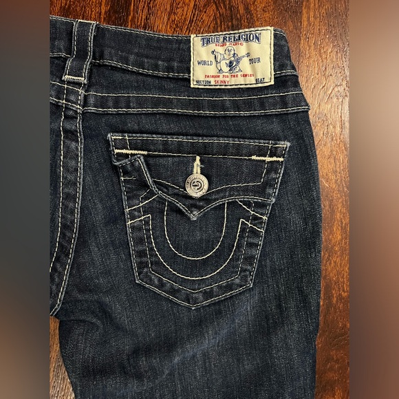 True Religion Skinny Blue Jeans Womens Size size 26 us - Picture 7 of 12